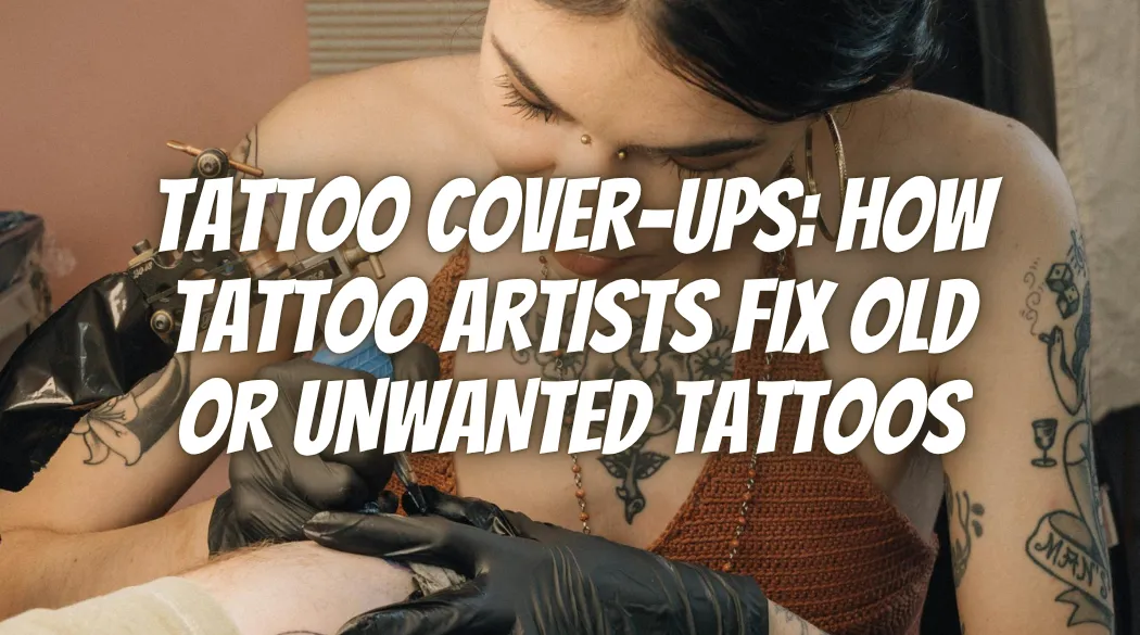 Tattoo Cover-Ups: How Tattoo Artists Fix Old or Unwanted Tattoos