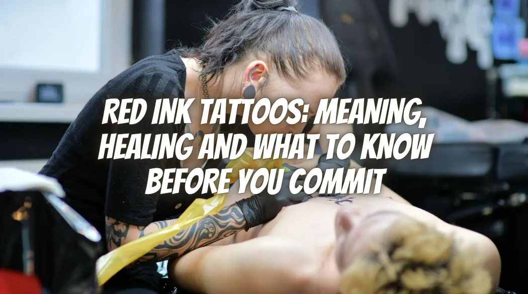 Red Ink Tattoos: Meaning, Healing and What to Know Before You Commit