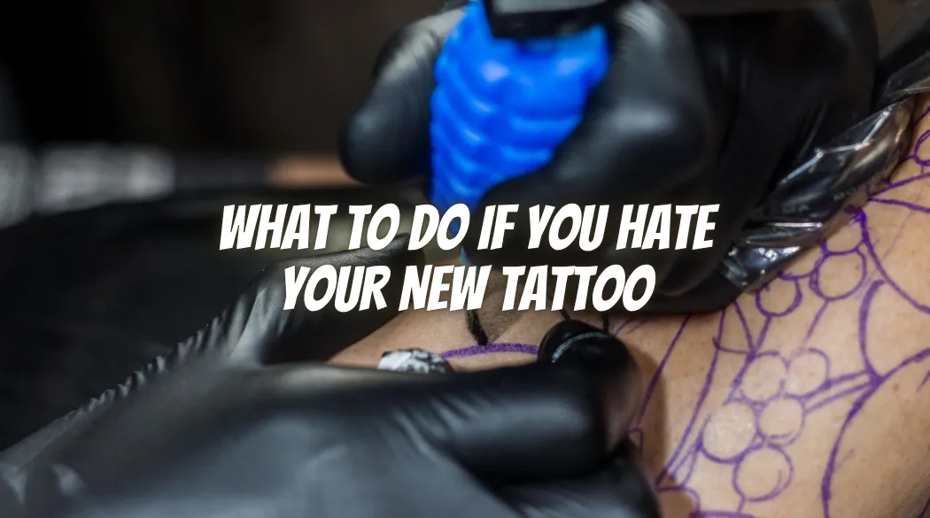 What to Do If You Hate Your New Tattoo