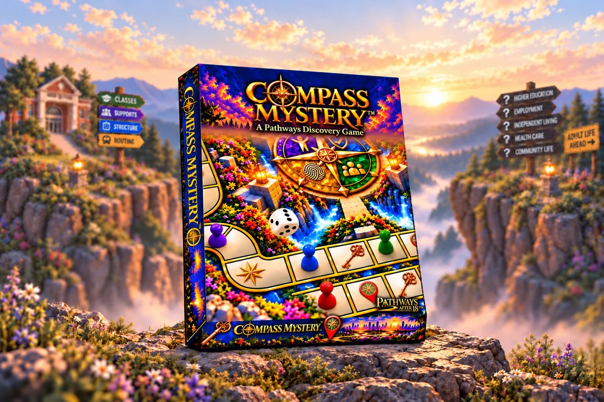 COMPASS MYSTERY board game box