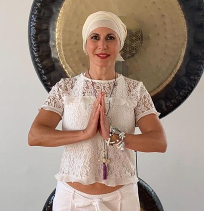 Portrait of Silvana Giovinco, sound healer and mind-body wellness expert
