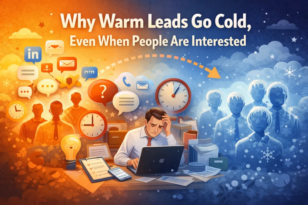 Why warm leads go cold after first contact