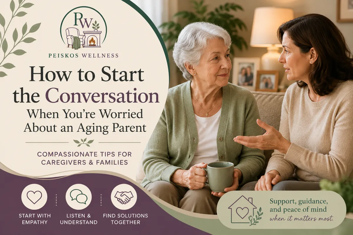 How to Start the Conversation When You're Worried About an Aging Parent