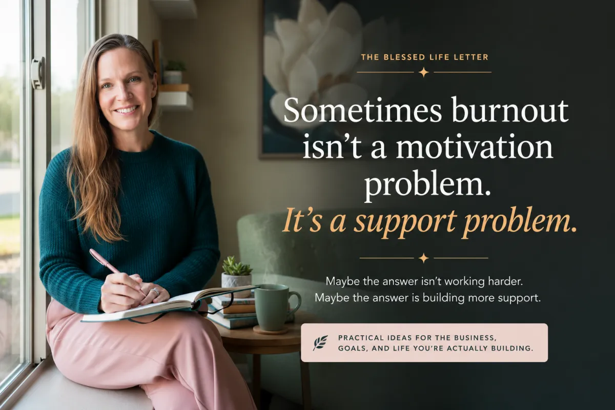 Burnout Isn’t Always a Motivation Problem | Blessed Life Coach