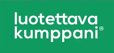 Luotettava kumppani logo