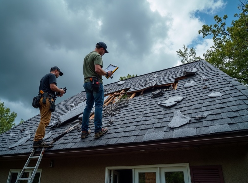 Residential roof inspection service in Tri-Cities Washington with detailed roof assessment