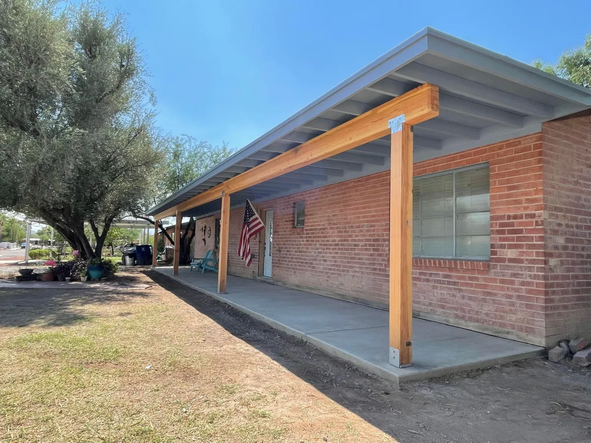 Tucson Concrete builds and installs patio