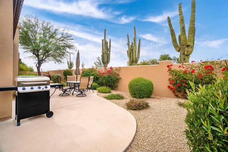 Tucson Concrete builds and installs Patio.