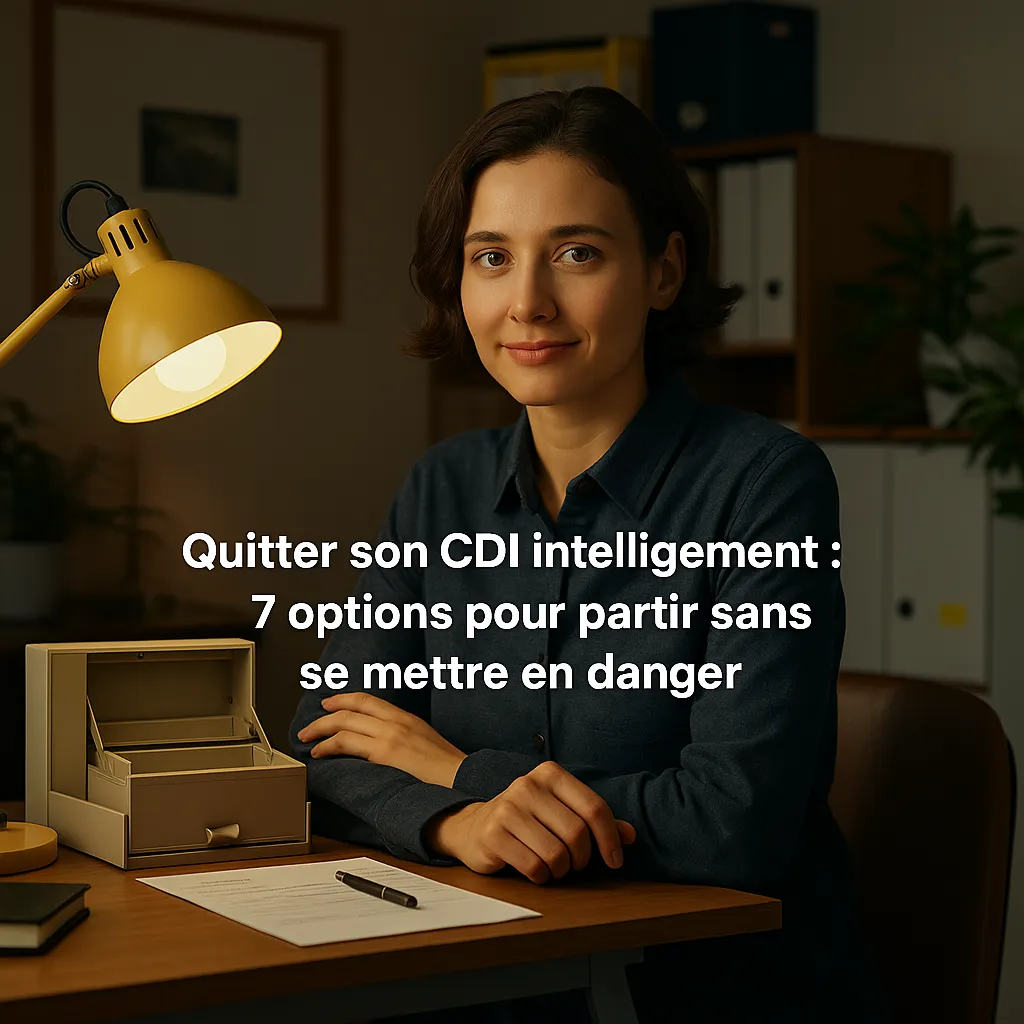 Quitter son CDI intelligemment : 7 options pour partir sans se mettre en danger
