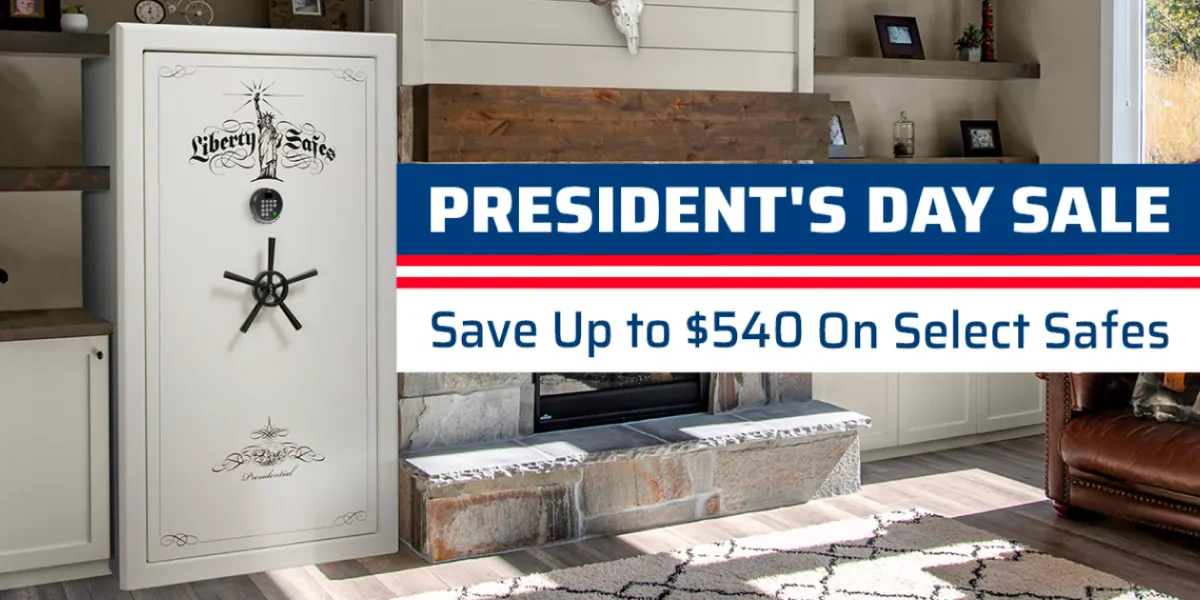 Liberty Safe Winter Whiteout Sale - Save up to $450 on select safes (1-7-26 thru 1-21-26)