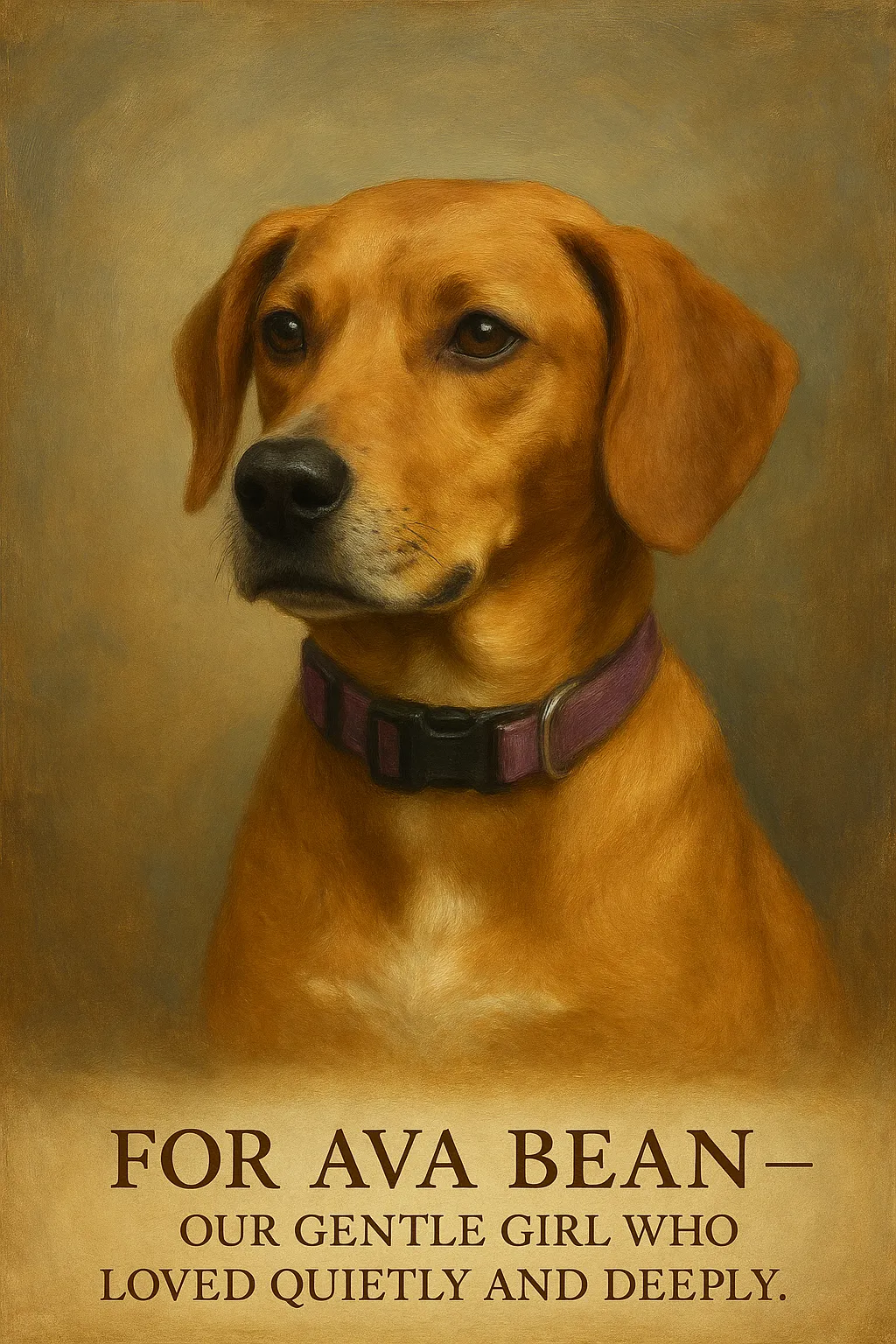 A 1:1 collage of four unique family moments: a picnic in a sun-dappled park, baking together in a modern kitchen, a holiday celebration with twinkling lights, and a cozy evening reading with Ava curled up nearby. Each image is softly blended, with warm beige and sand tones, evoking nostalgia and closeness.