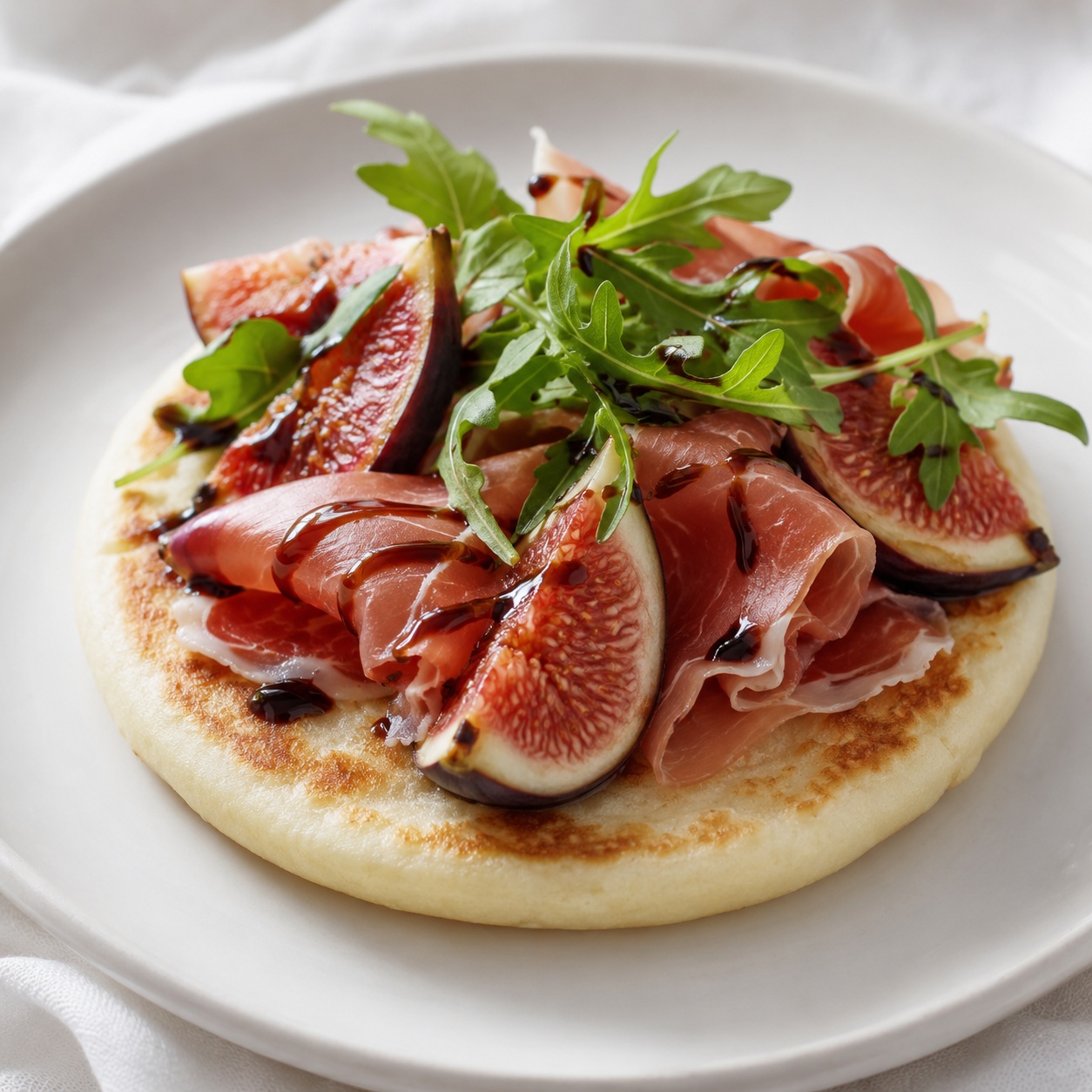 Fig, Prosciutto and Arugula Arepa — Elegant Gluten-Free Brunch