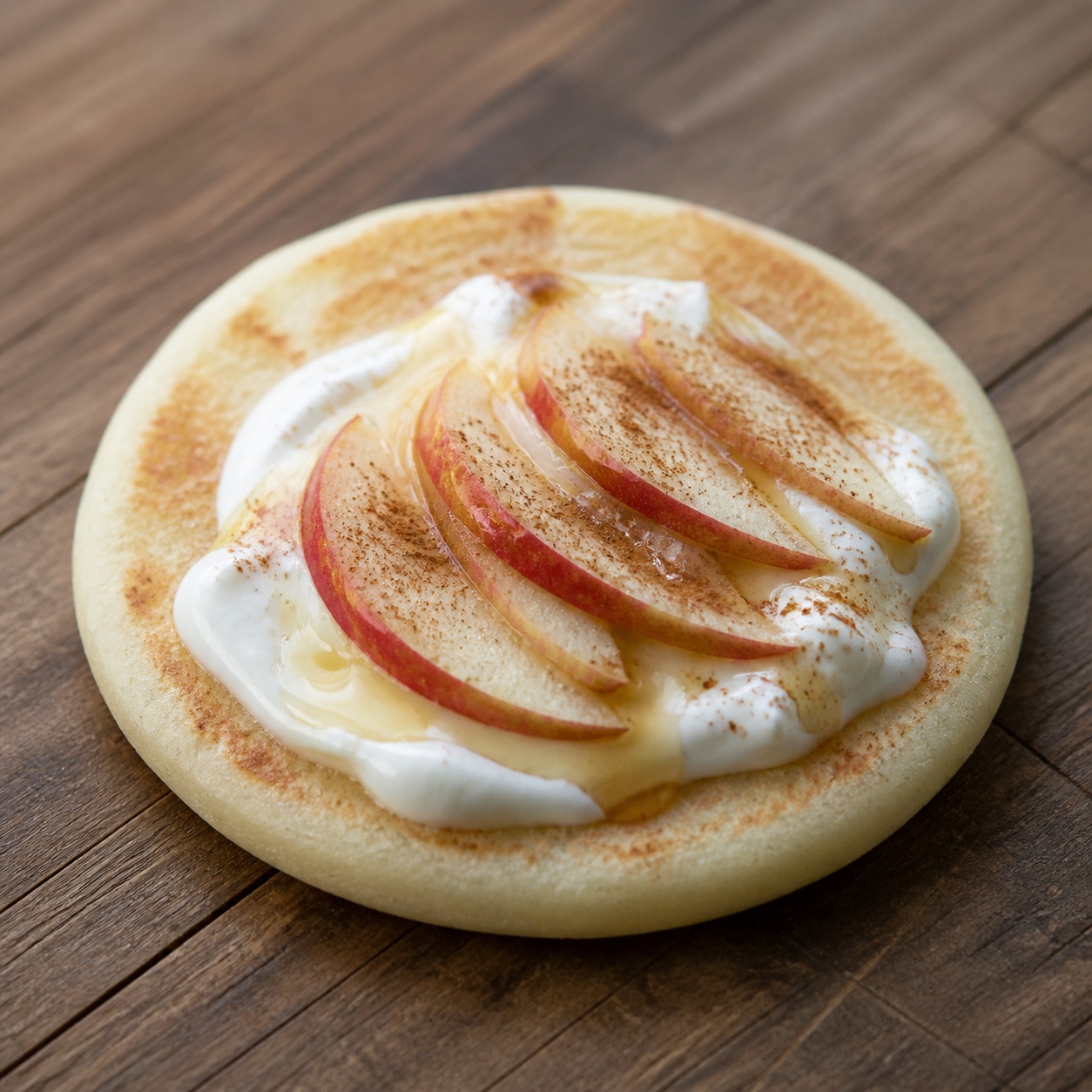 Apple Cinnamon Yogurt Arepa — gluten-free arepa recipe