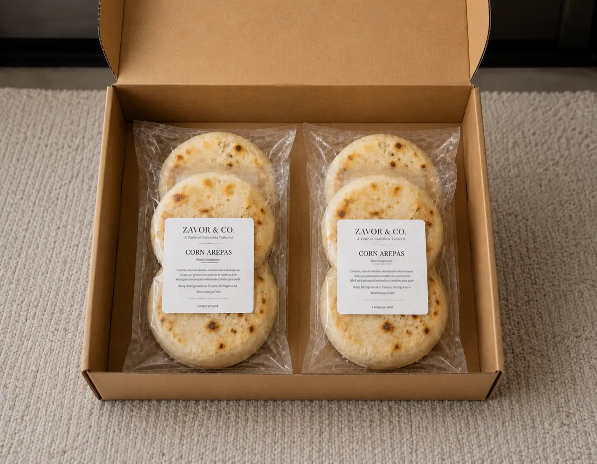 Zavor arepa packs being delivered