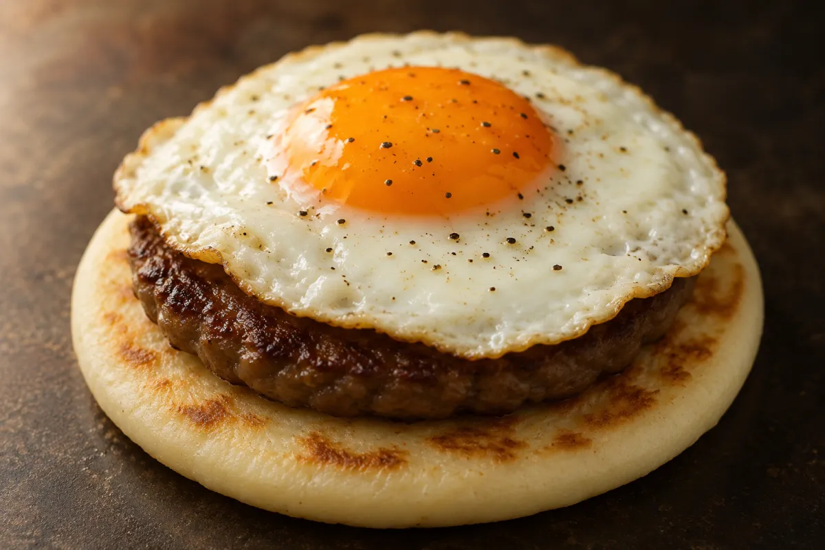 Sausage and Egg Arepa — Hearty Gluten-Free Breakfast