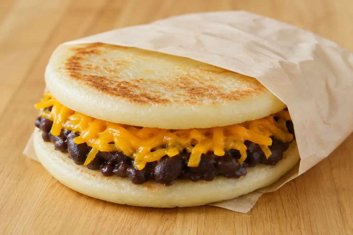 Black Bean and Cheddar Arepa — Easy Gluten-Free Lunchbox Idea