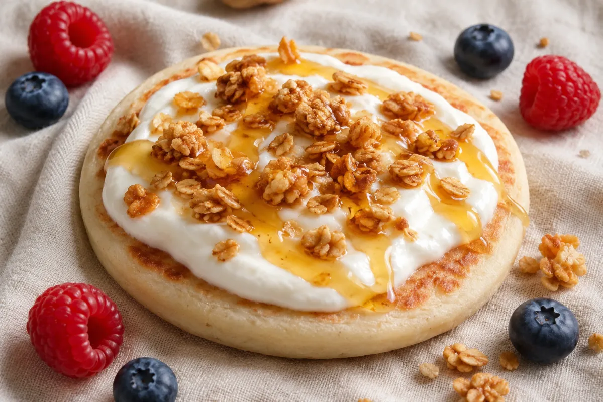 Yogurt, Honey and Granola Arepa — A Crunchy Sweet After-School Snack