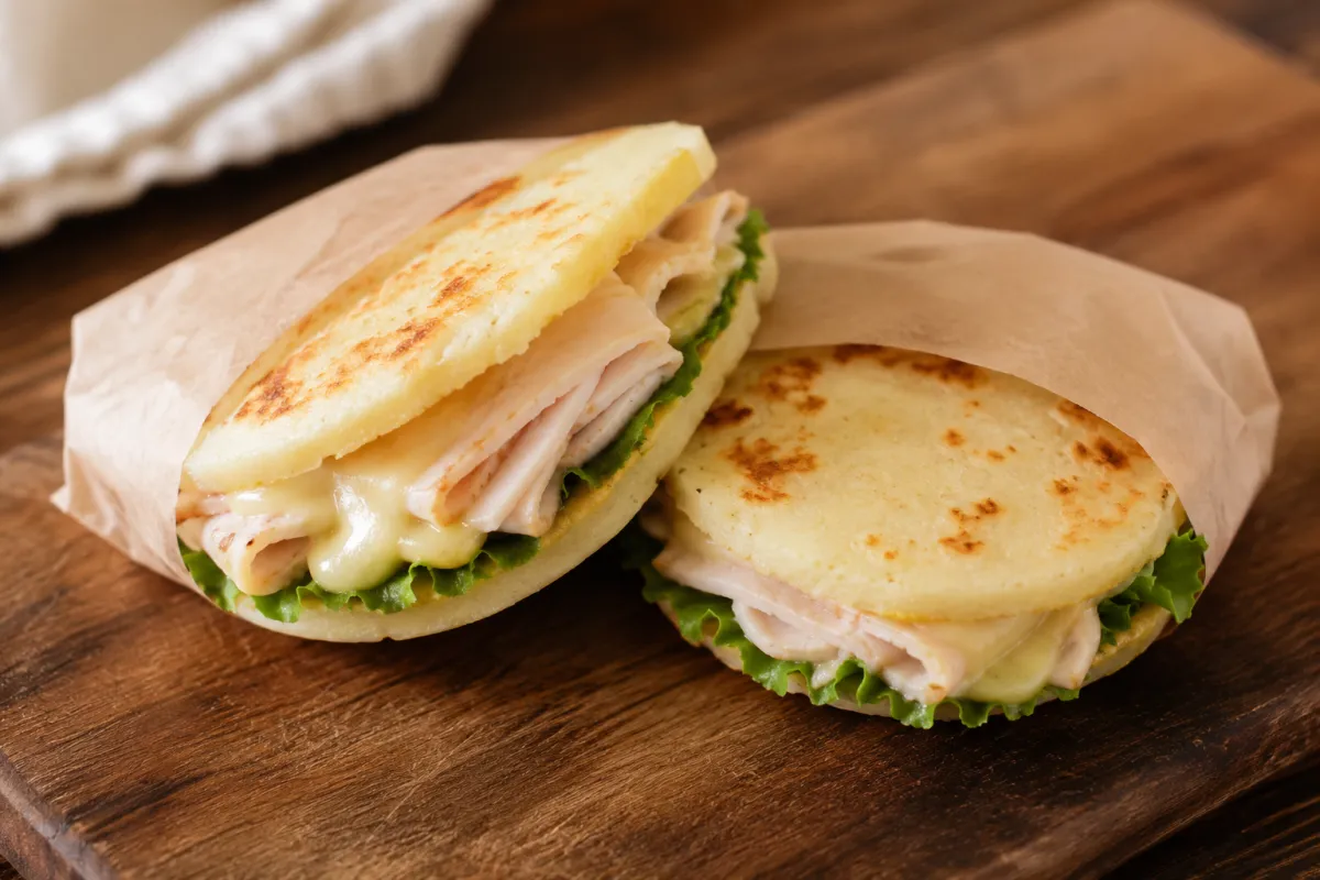 Turkey and Swiss Arepa Sandwich — A Portable Gluten-Free Lunch for Busy Days