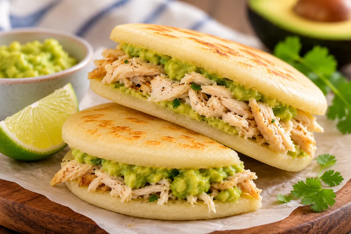 Chicken and Avocado Arepa Sandwich — A Filling Gluten-Free On-the-Go Meal