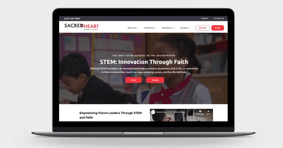 Transforming Catholic School Websites Across Boston