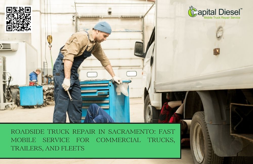 Roadside Truck Repair in Sacramento: Fast Mobile Service for Commercial Trucks, Trailers, and Fleets