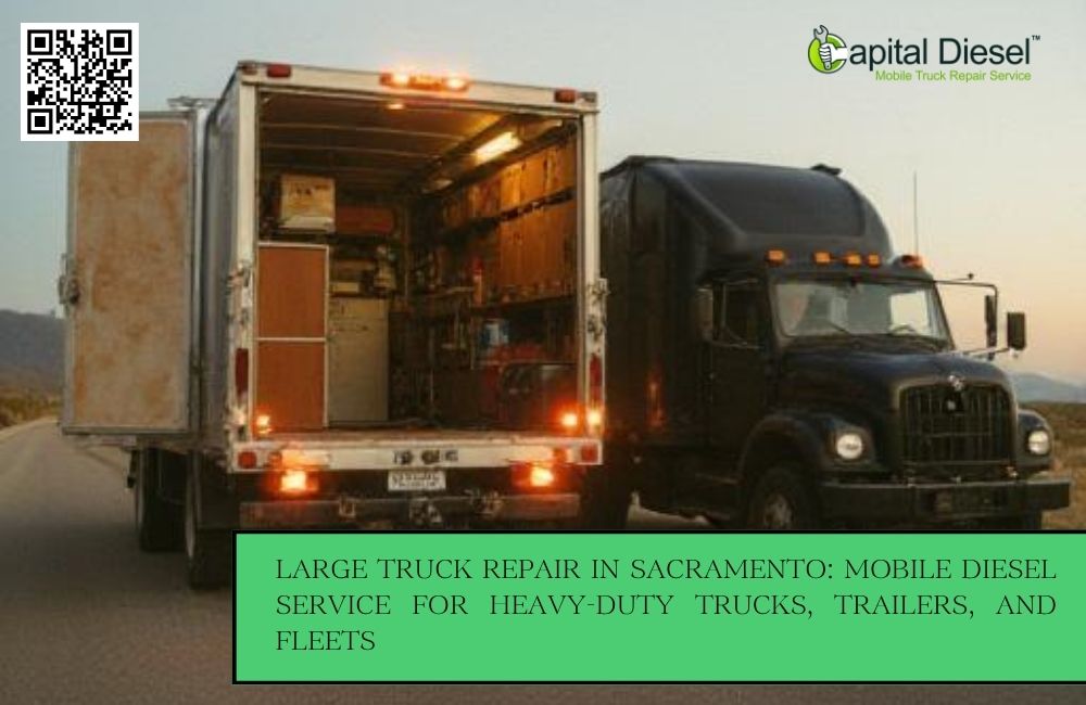 Large Truck Repair in Sacramento: Mobile Diesel Service for Heavy-Duty Trucks, Trailers, and Fleets