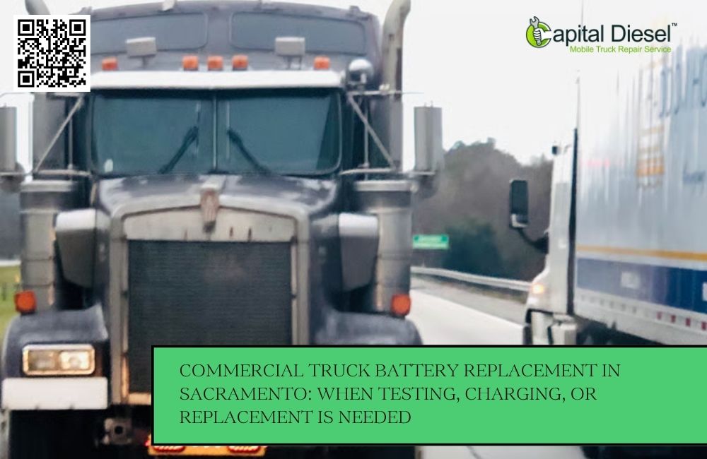 Roadside Truck Repair in Sacramento: Fast Mobile Service for Commercial Trucks, Trailers, and Fleets