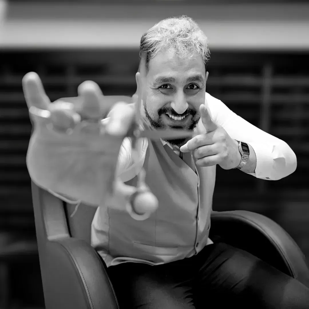 Image Shows Imad Eddine From me&bondok Executive Barbers