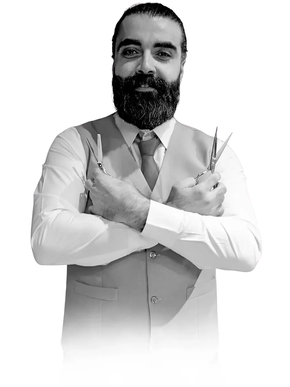 Image Shows Hussien Eskandar From me&bondok Executive Barbers