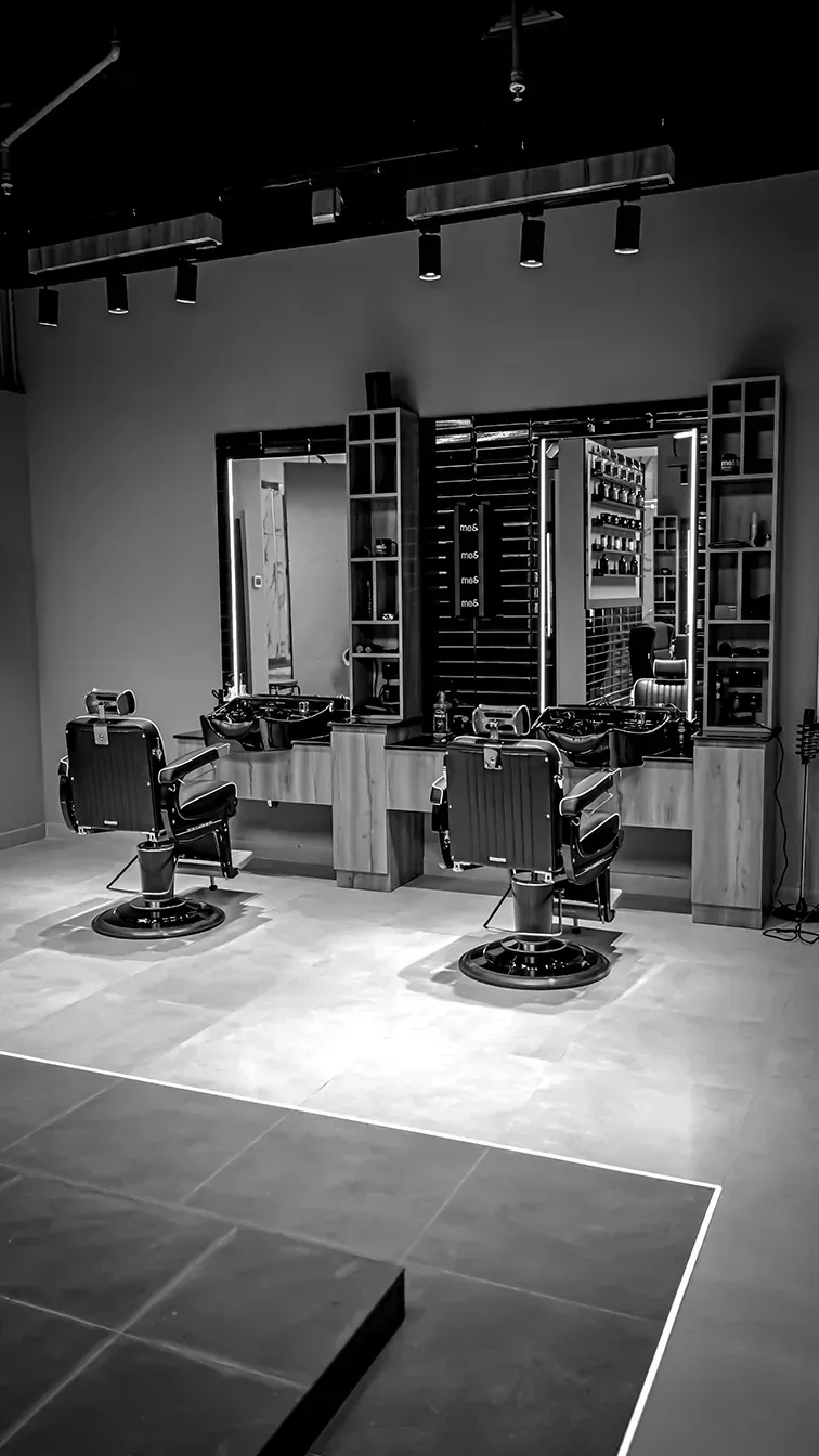 Image Shows Barber Stations At me&bondok Executive Barbers