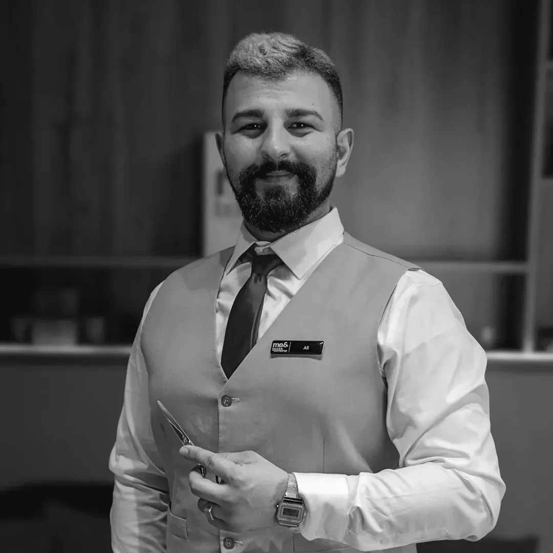 Image Shows Ali Esmail From me&bondok Executive Barbers