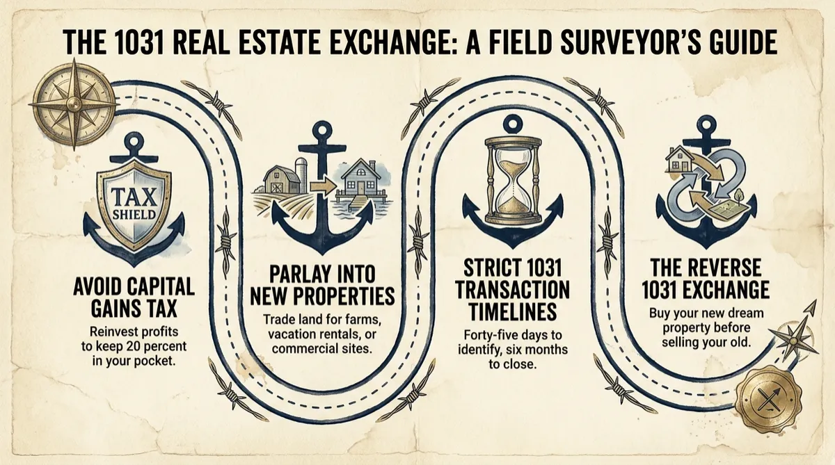The 1031 Land Parlay: Defeat Texas Land Capital Gains
