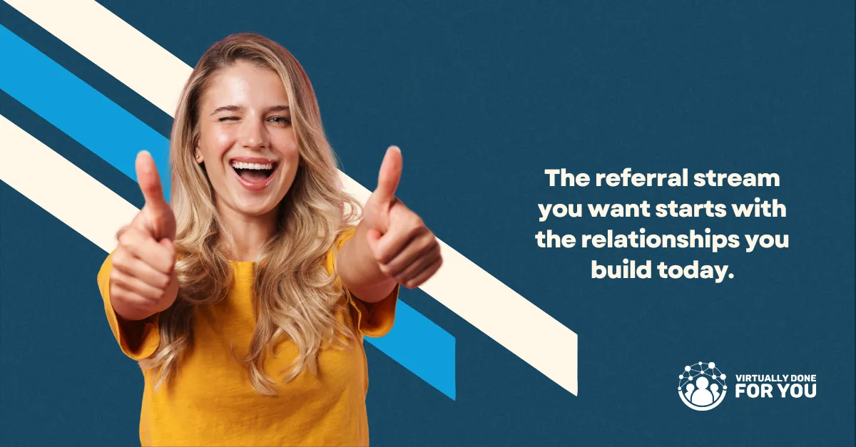 How New Consultants Build a Referral Stream Before They Have Clients | Virtually Done For You | Andrea Viernes