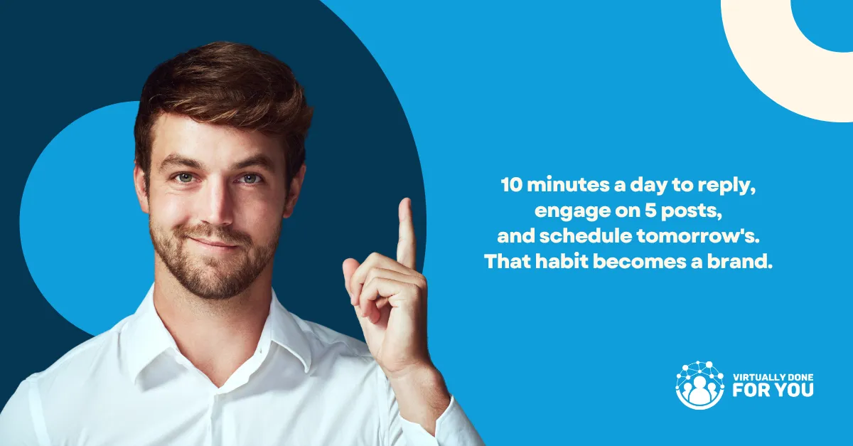 How Franchise Consultants Create Daily Micro-Visibility on LinkedIn | Virtually Done For You | Andrea Viernes
