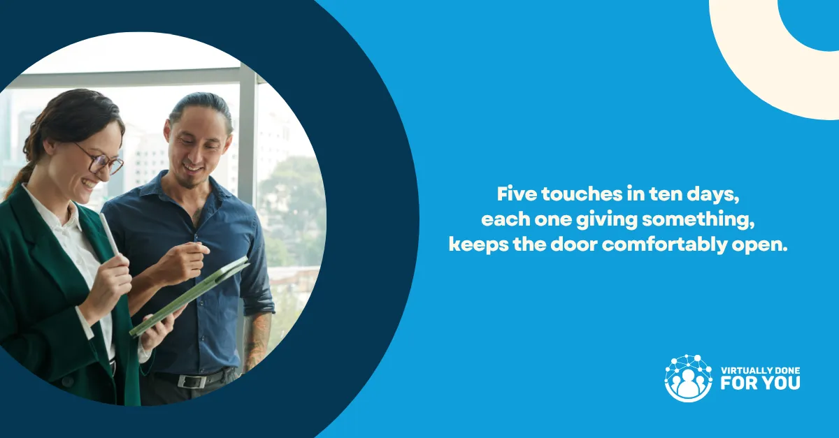 How To Follow Up With A Lead And Turn It Into A Sale| Virtually Done For You | Andrea Viernes