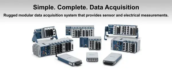 NI DAQ - rugged modular data acquisition systems that provide sensor and electrical measurements