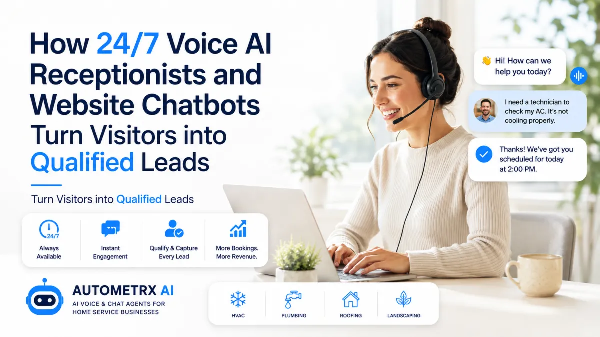 Boost Leads with 24/7 AI Receptionists & Chatbots