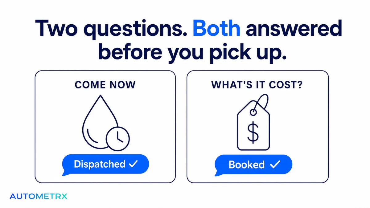 AI for Plumbing Companies: The Dispatch Question and the Price Question, Answered Before You Pick Up