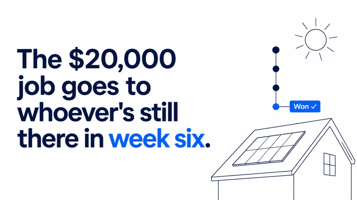 AI for Roofing & Solar: When the Job Is $20,000 and the Decision Takes Two Months