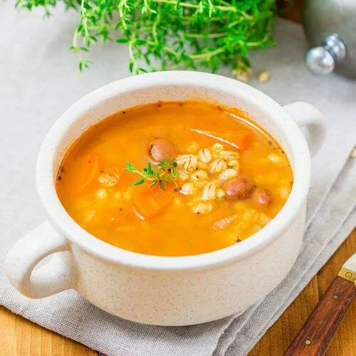 homemade vegetarian soup