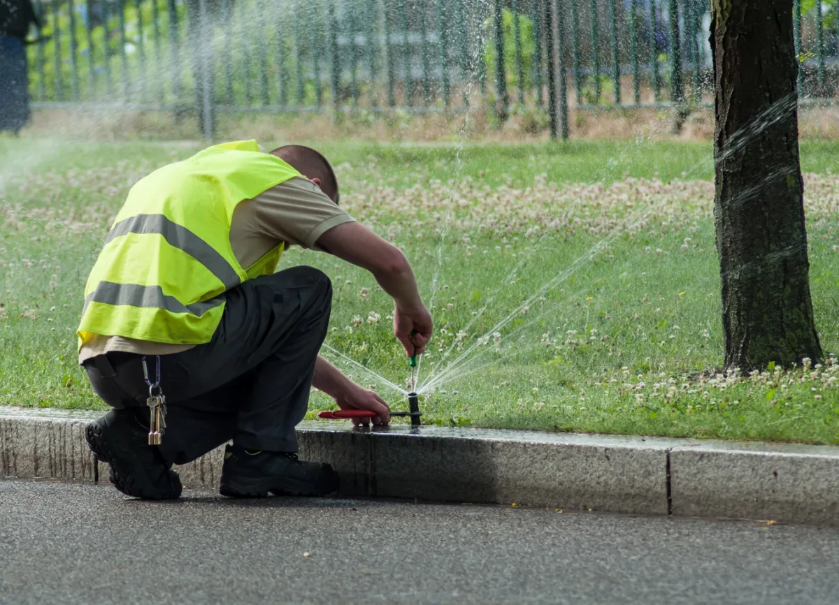 Professional sprinkler repair and irrigation service in Eastman GA by All Cutt Lawn Service