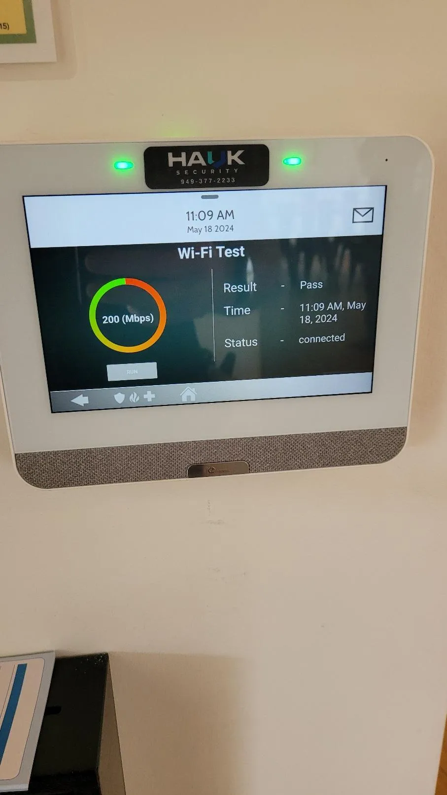 Qolsys alarm testing wifi and cell