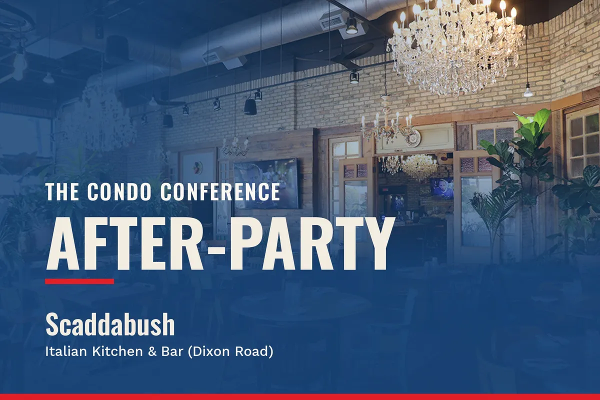 The Condo Conference After-Party at Scaddabush, Fri, Nov 13, 2026