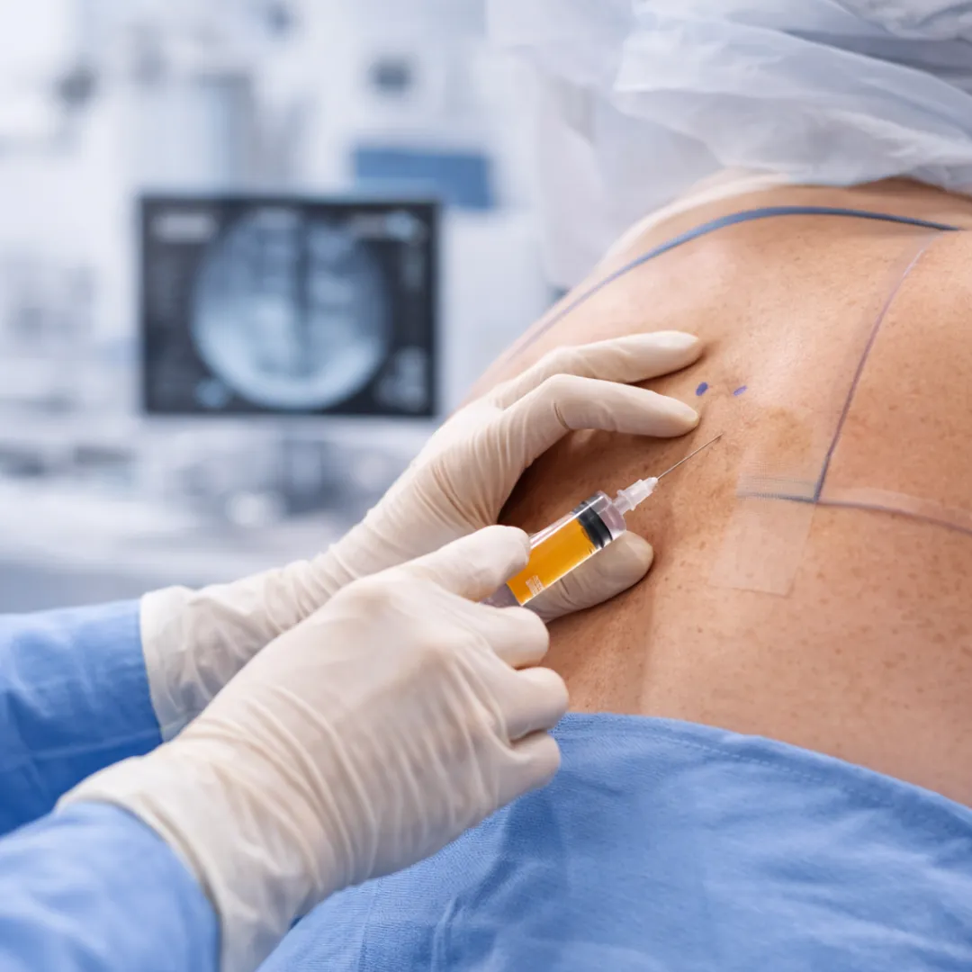 Image guided injection for back pain