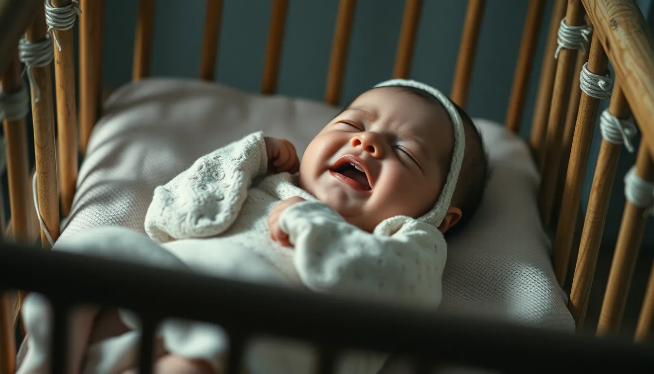 a woman holding a baby in her lap