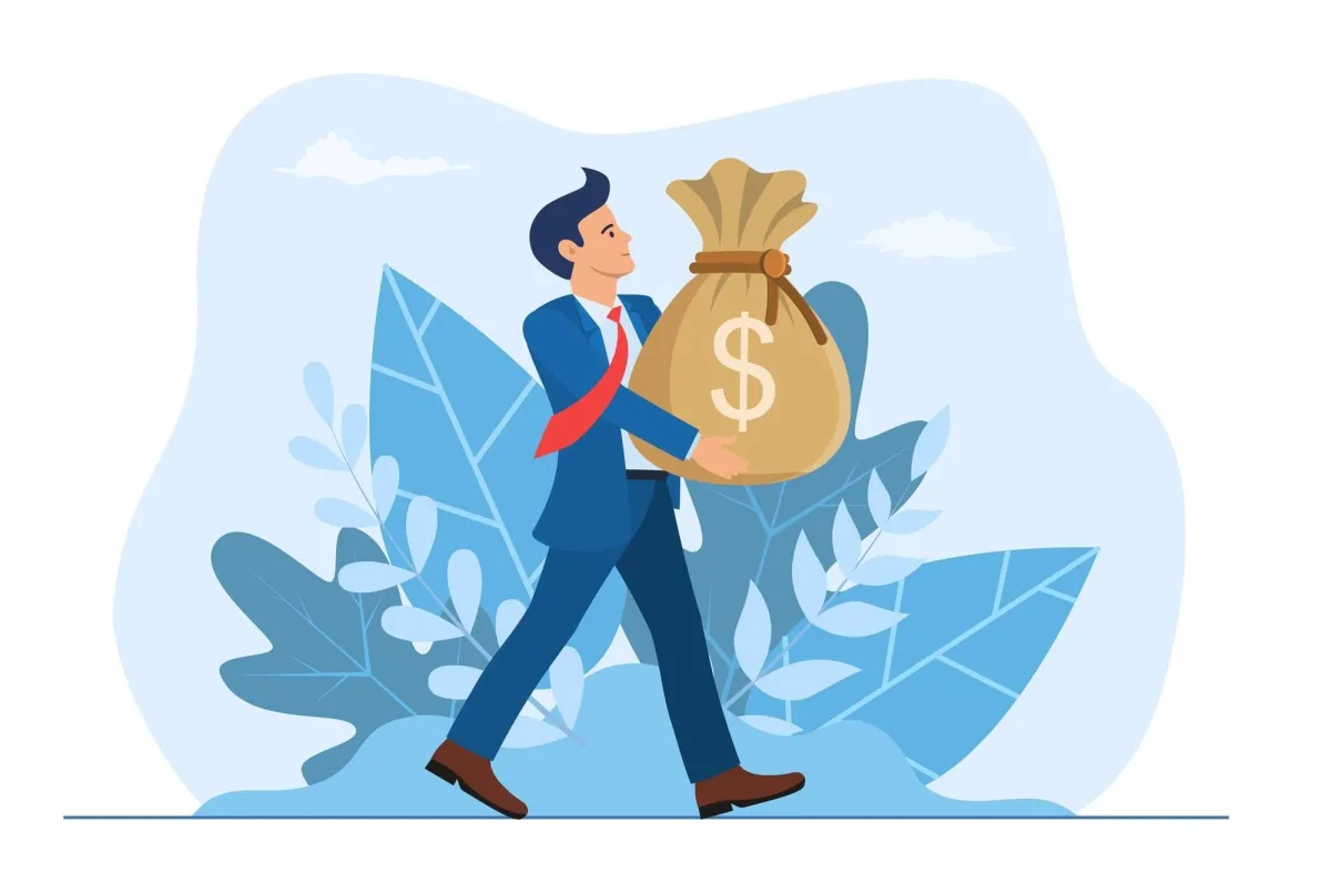 person holding red and black can