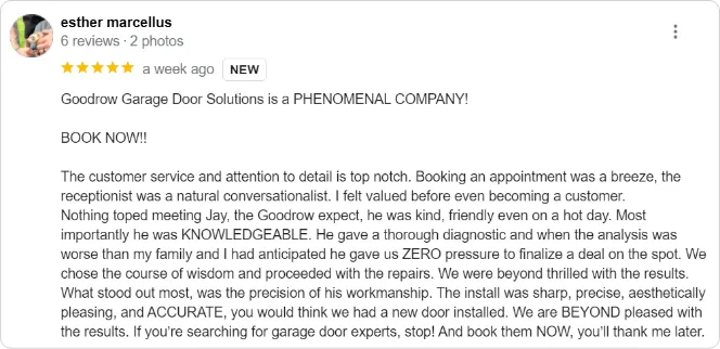 garage door company near me