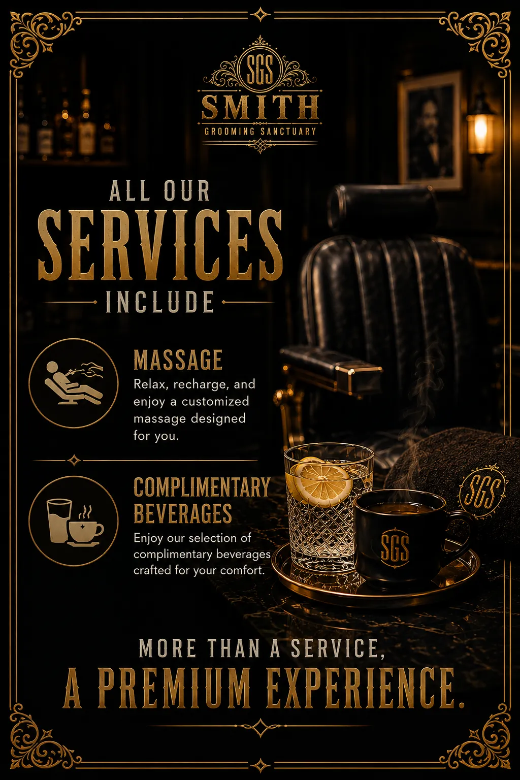 premium experience Included