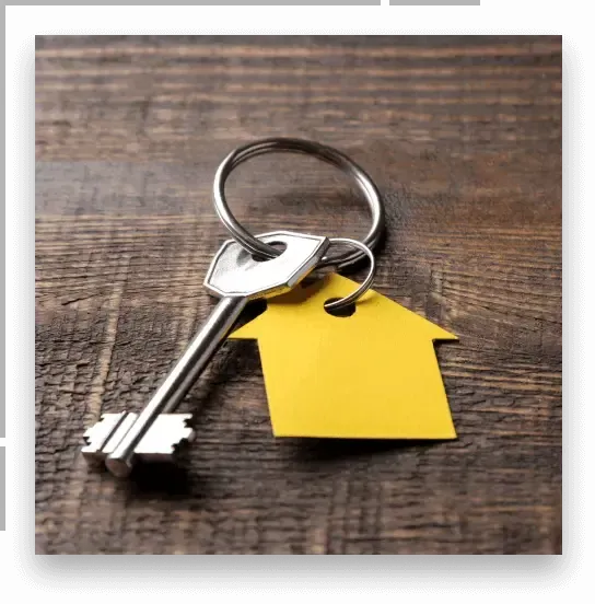 keys laying on table