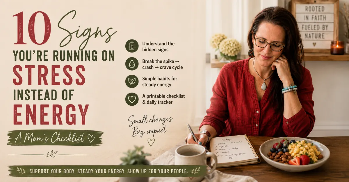 10 Signs You're Running on Stress Instead of Energy: A Mom’s Checklist